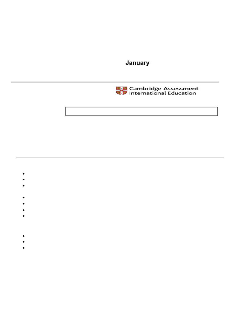 IGCSE ICT Model Exam January 2025 | PDF