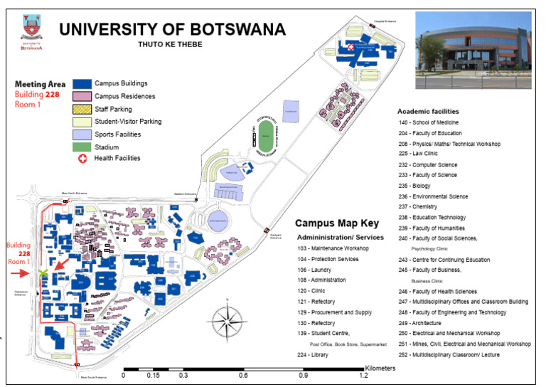University of Botswana Campus Map | PDF | Science