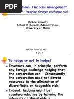 International Financial Management: Hedging Foreign Exchange Risk