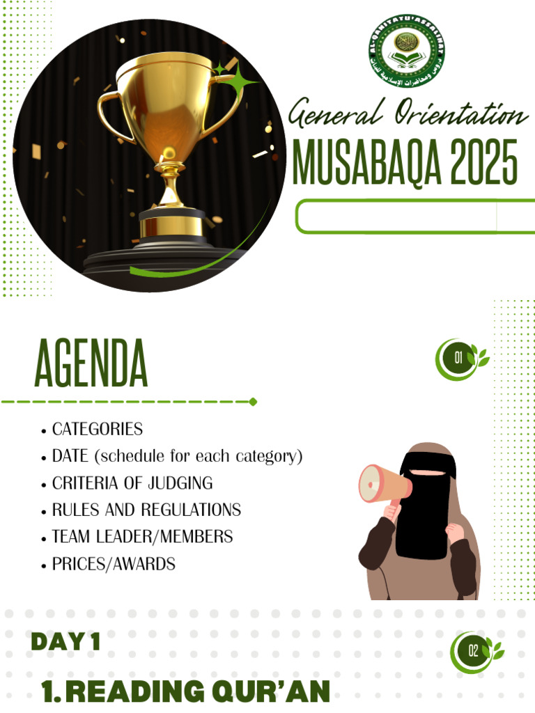 Musabaqa 2025 Guidelines and Schedule | PDF | Quran | Islam