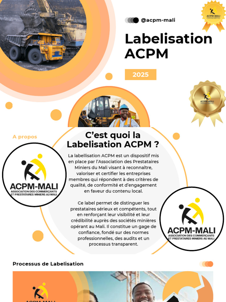Labellisation ACPM : Certification au Mali | PDF | Audit ...