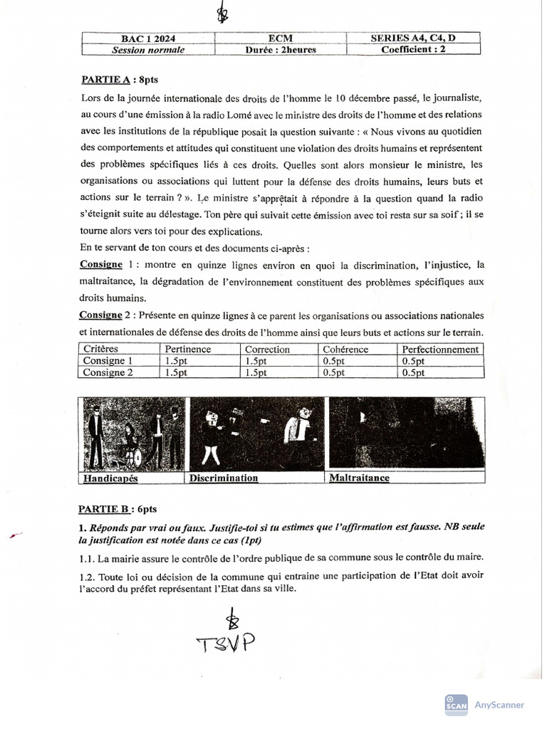 ECM Bac1 2024 | PDF