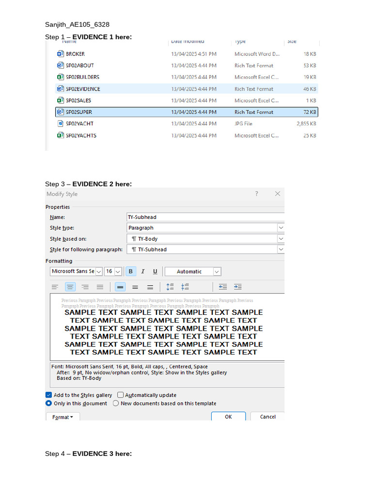SP02EVIDENCE6328 | PDF