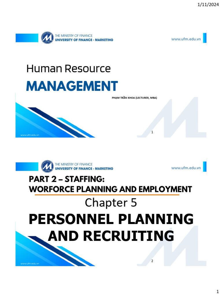Workforce Planning and Recruitment Guide | PDF | Recruitment | Human ...