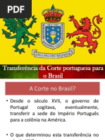 1808 transferência da corte