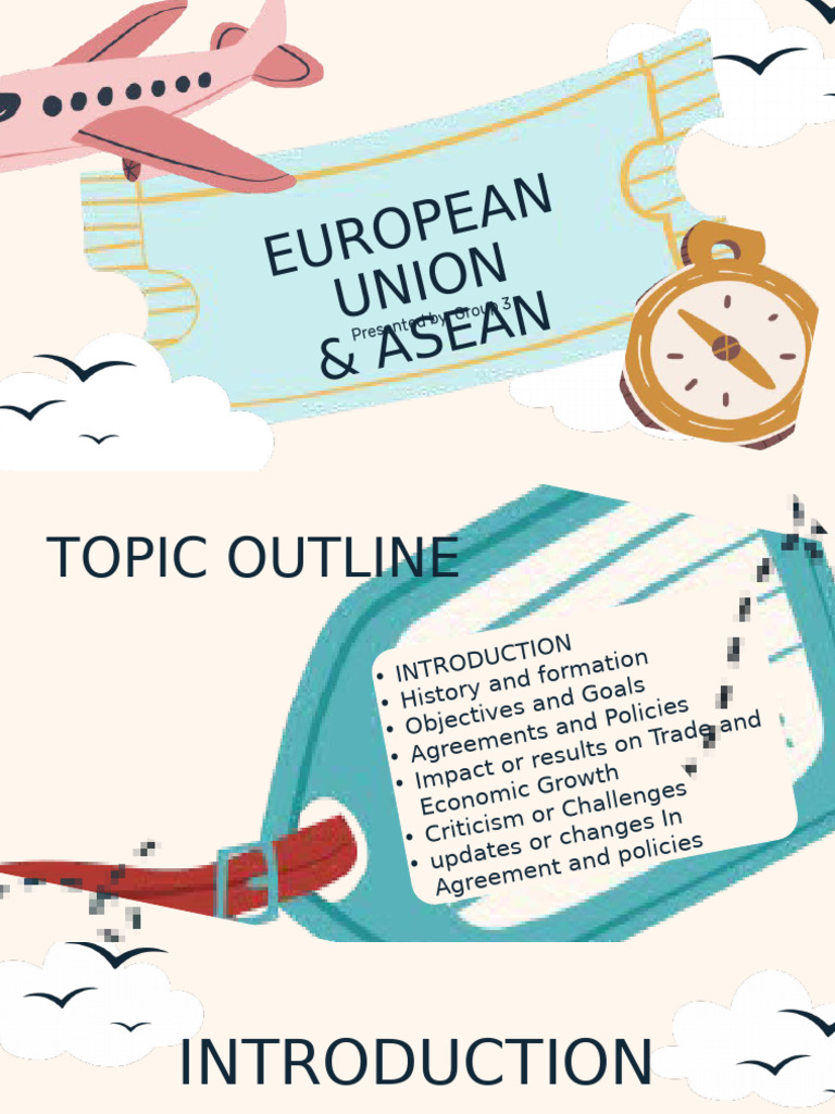 Eu and Asean Group 3 | PDF | European Union | Balance Of Trade