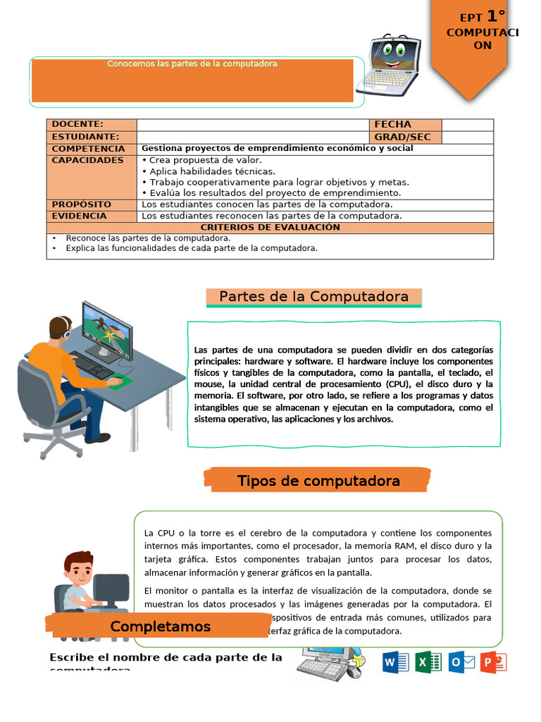 Partes de la Computadora y Funciones | PDF | Hardware de la computadora ...