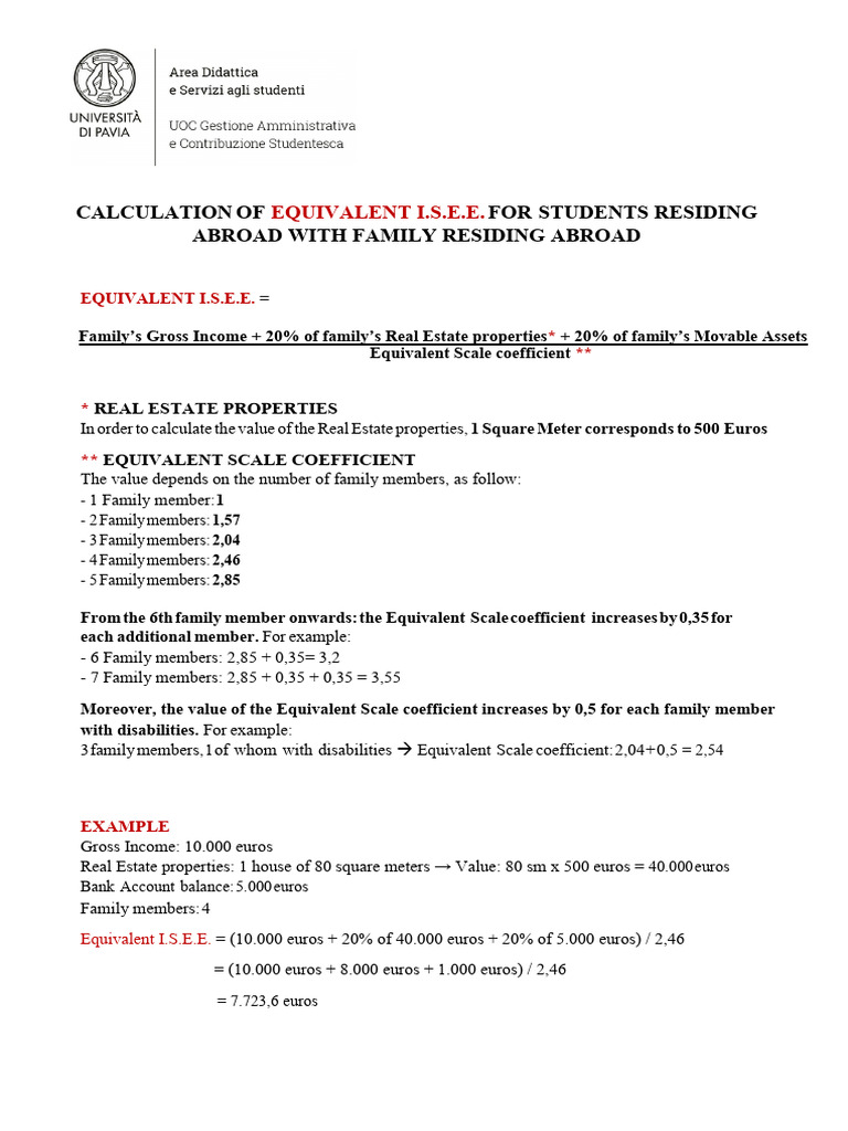Tutorial - Calculation of Equivalent I.S.E.E. Con Logo | PDF