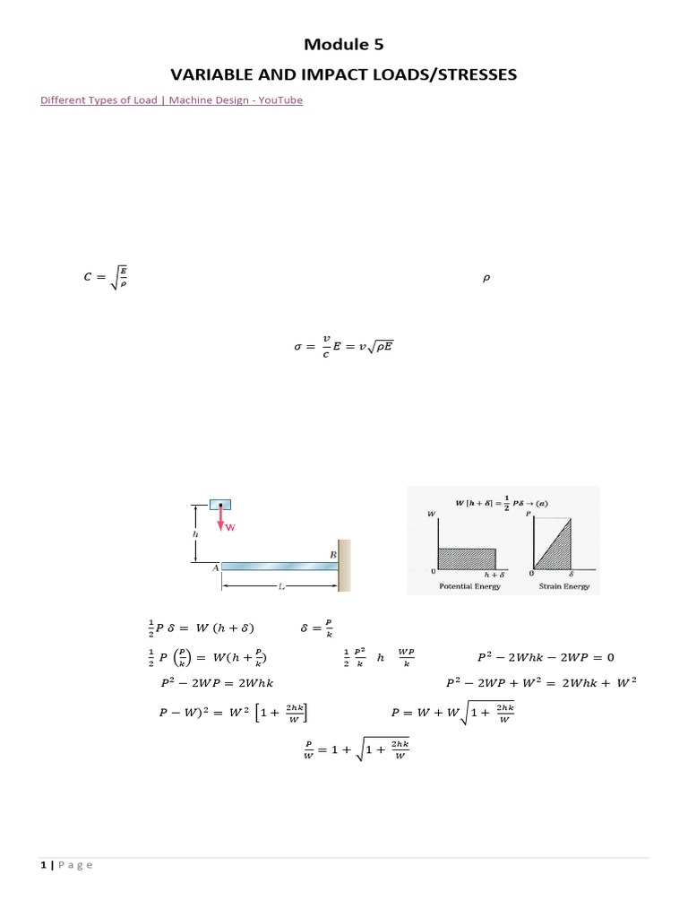 Square Rod Design for Reversed Load | PDF | Strength Of Materials ...