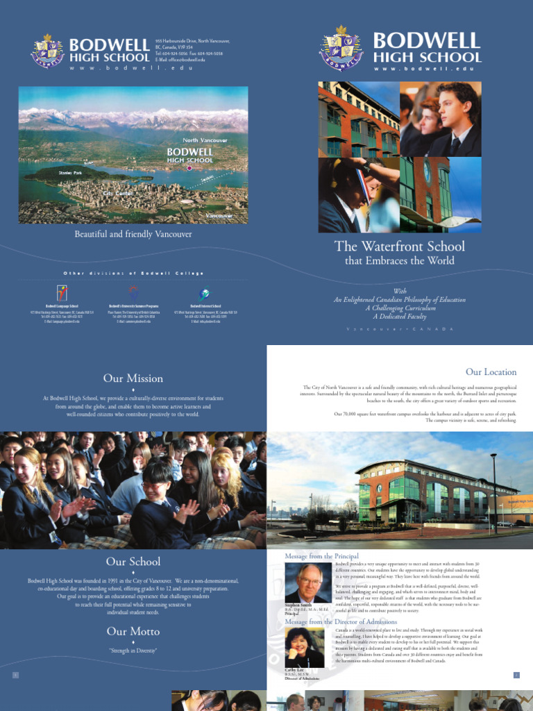 Bodwell High School Overview | PDF | English As A Second Or Foreign ...