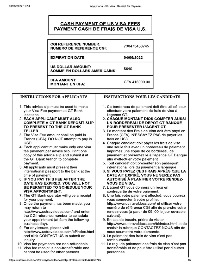 Visa Gtbank | PDF