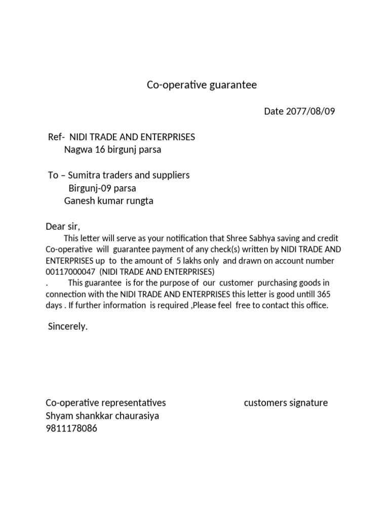 Bank Gurentee | PDF