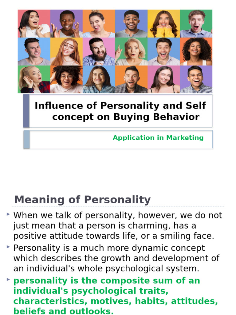 Personality's Impact on Consumer Behavior | PDF | Extraversion And ...