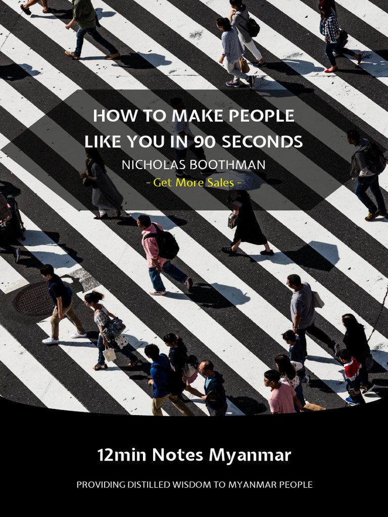 GMS6 - How To Make People Like You in 90 Seconds or Less - Nicholas ...