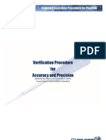 Verification Procedure For Accuracy and Precision