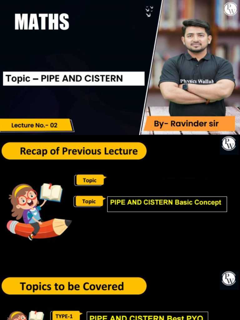 Pipe Cistern Class Notes Pdf