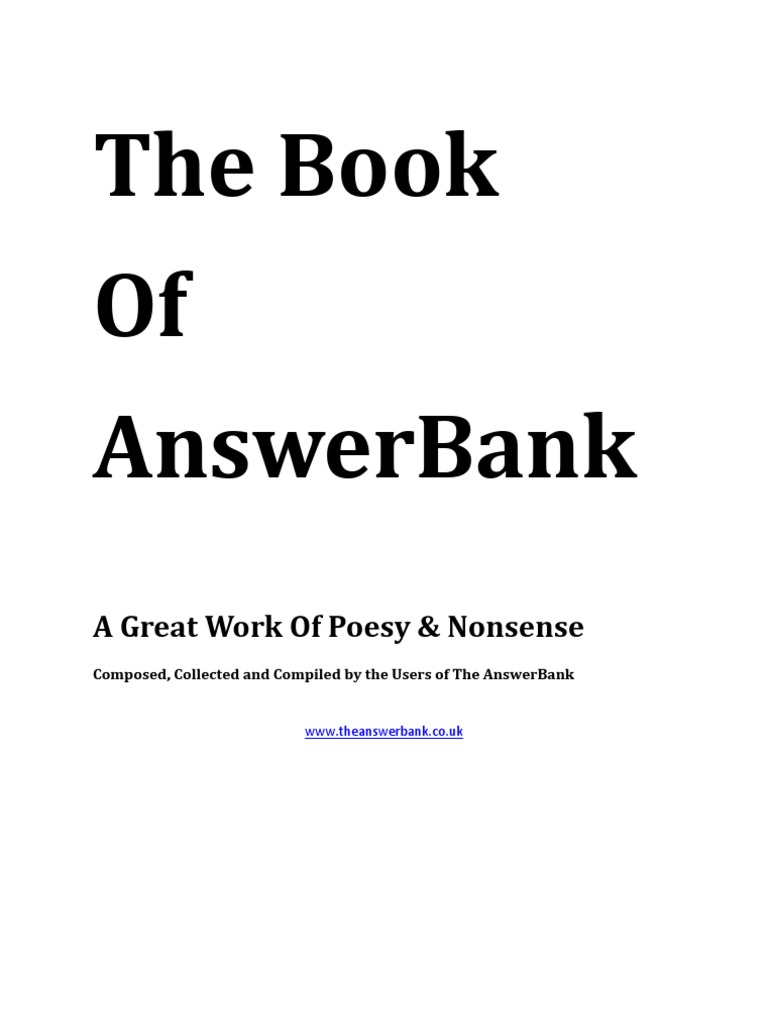 Quizzes  Puzzles Questions and Answers in The AnswerBank