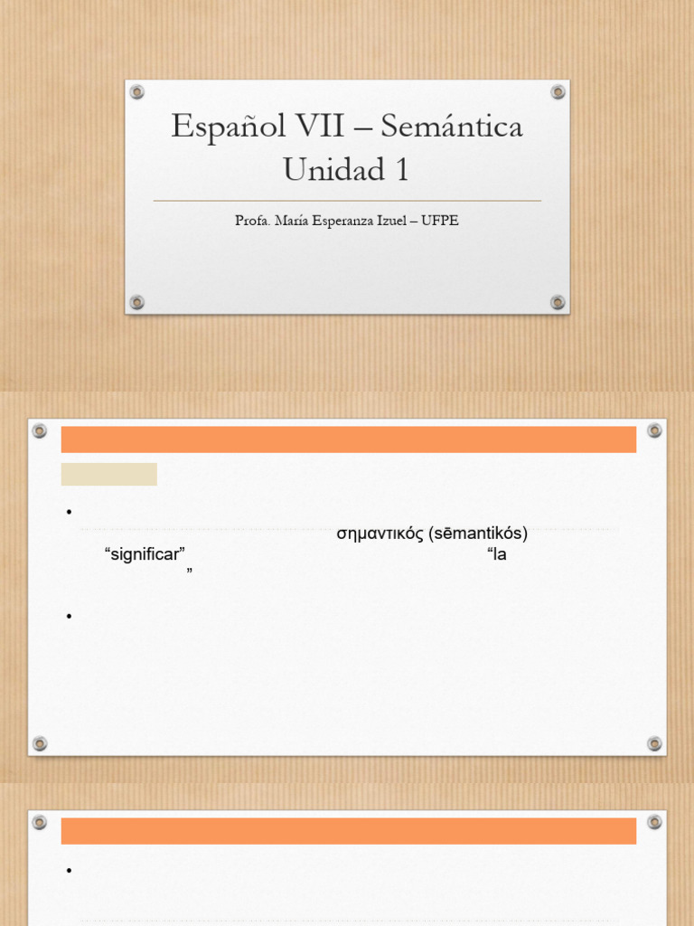 Unidad 1 - Slides | PDF | Semiótica | Lingüística