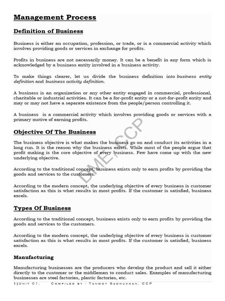 Understanding the Management Process | PDF | Business | Economies