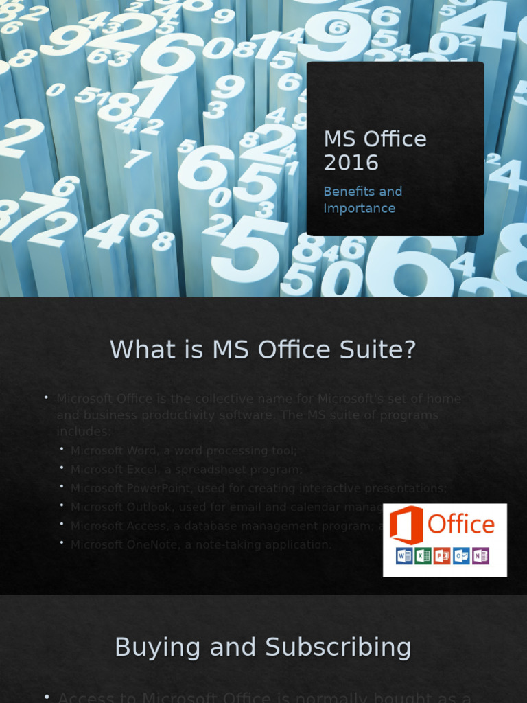 Week 2 3. MS Office 2016 | PDF | Microsoft Office | Computer Science