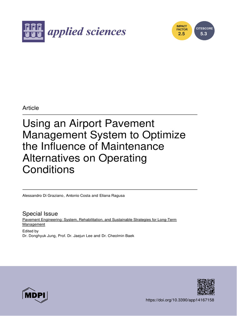 Optimize Airport Pavement Management | PDF | Mathematical Optimization ...