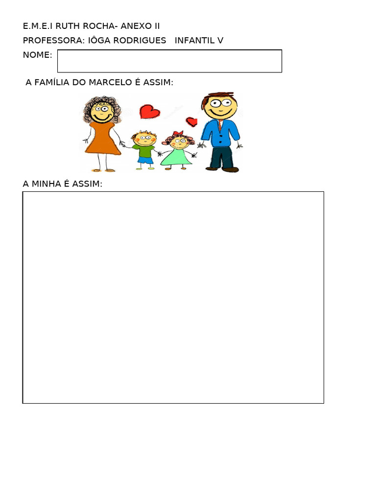 ATIVIDADE-identidade Auto Retrato | PDF