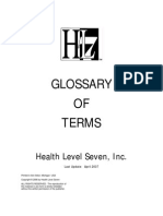 Glossary of Terms - Medicine
