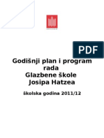 Godišnji Plan I Program Rada Škole - 2011 - 12