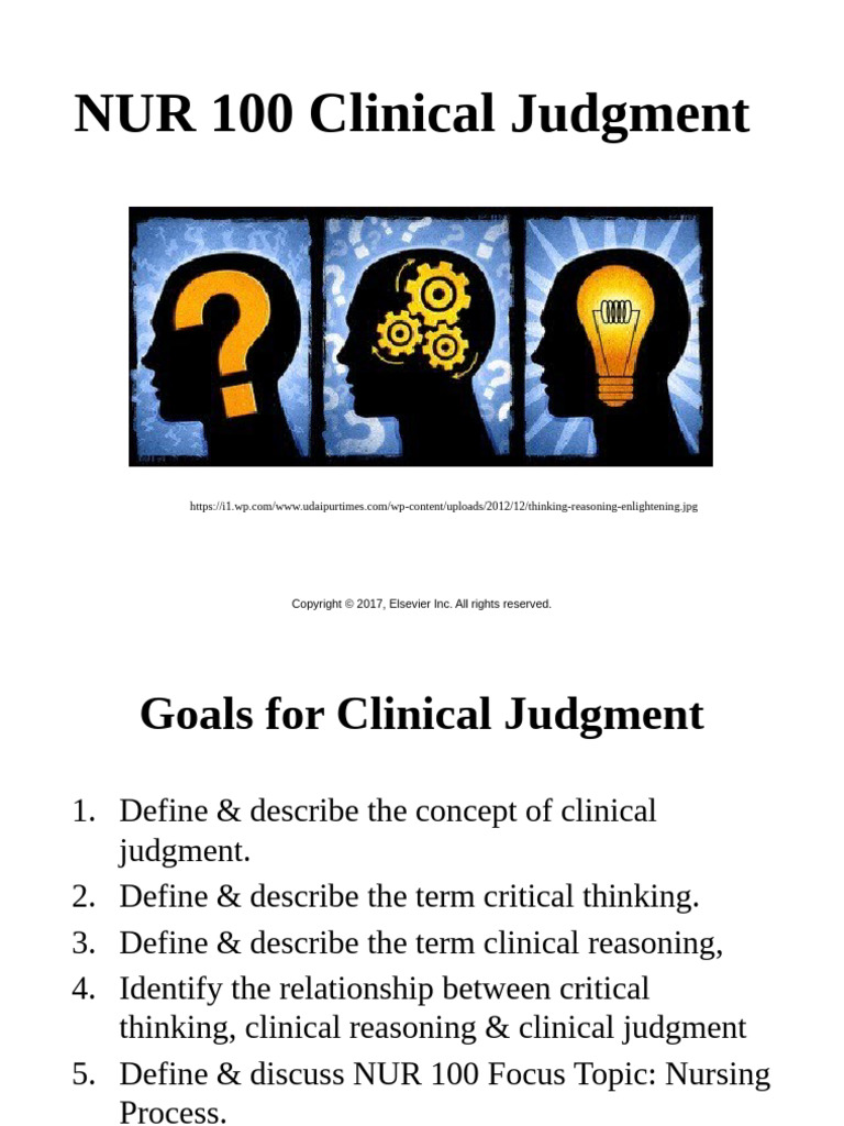 NUR 100 Clinical Judgment PPT Student | PDF | Critical Thinking | Thought
