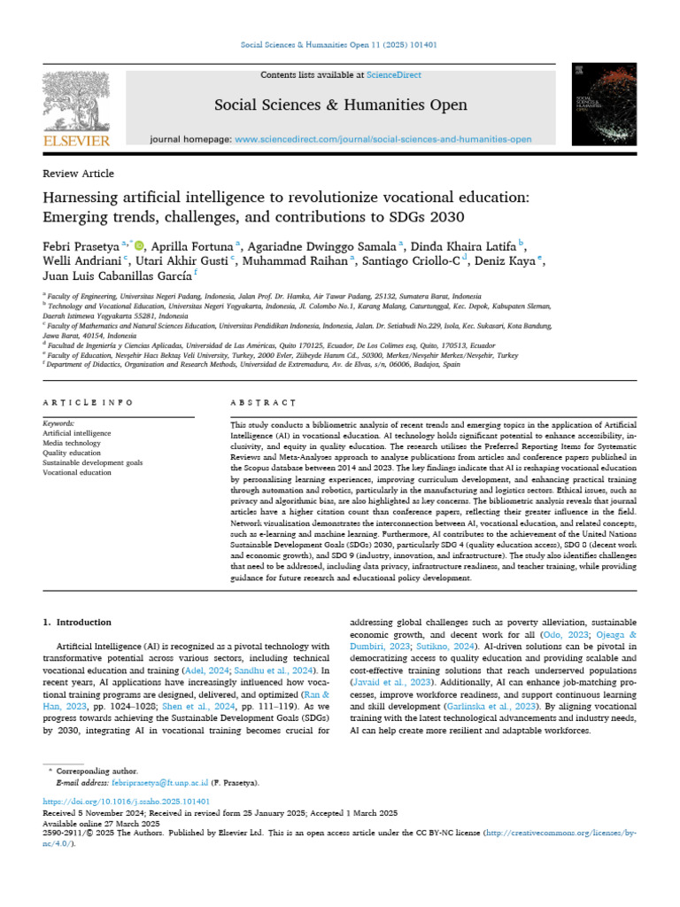 1 s2.0 S2590291125001287 Main | PDF | Artificial Intelligence ...