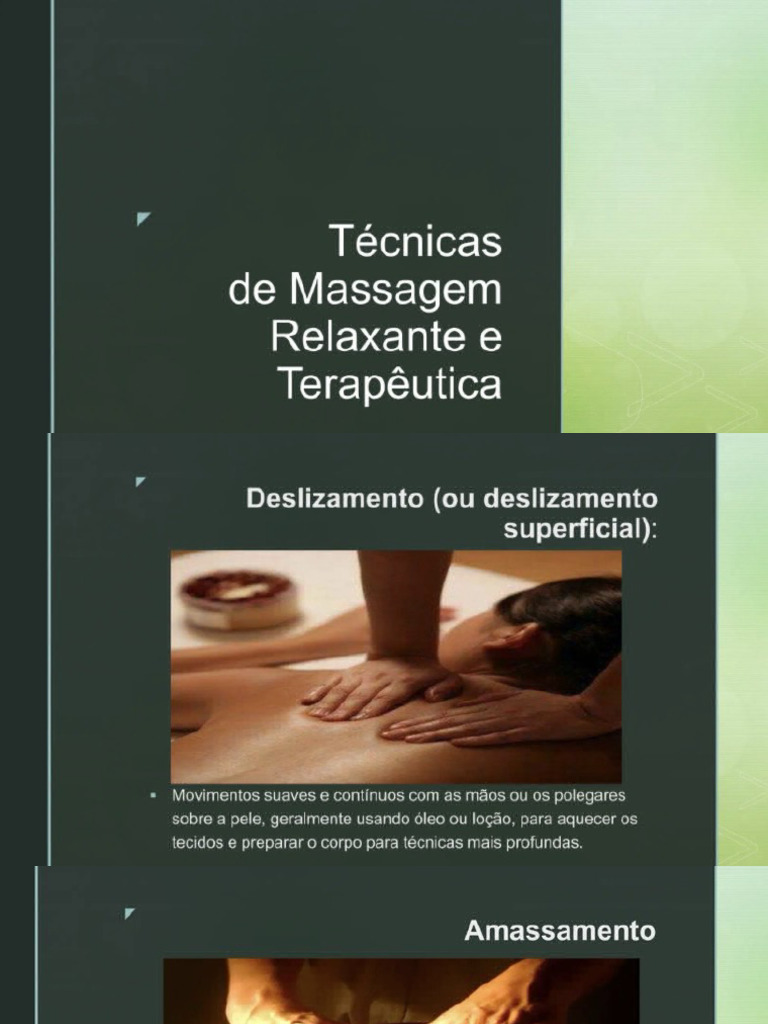 Tipos de Massagens | PDF