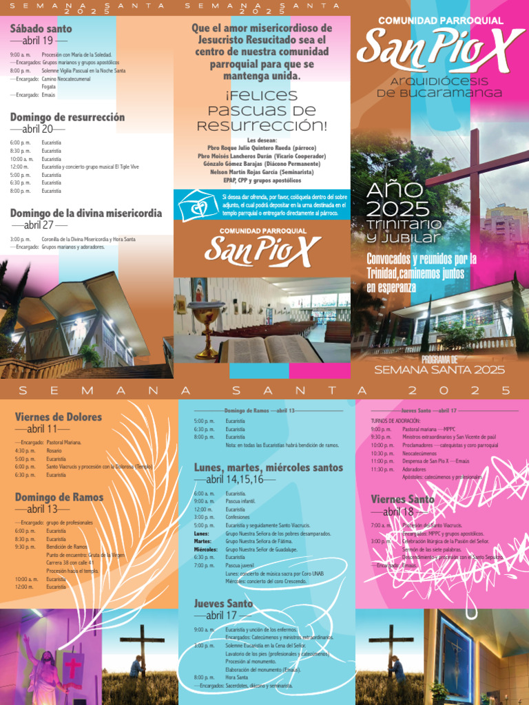SAN PIO X Programa Semana Santa 2025 - 0002 - 300dpi | PDF | Pascua de ...