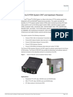 Prisma D-PON System ONT and Upstream Receiver: Data Sheet