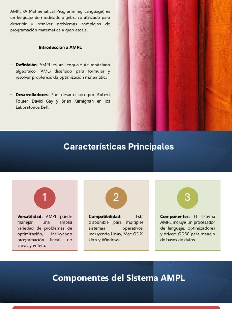 Presentación AMPL 1 | PDF | Interfaces gráficas de usuario ...
