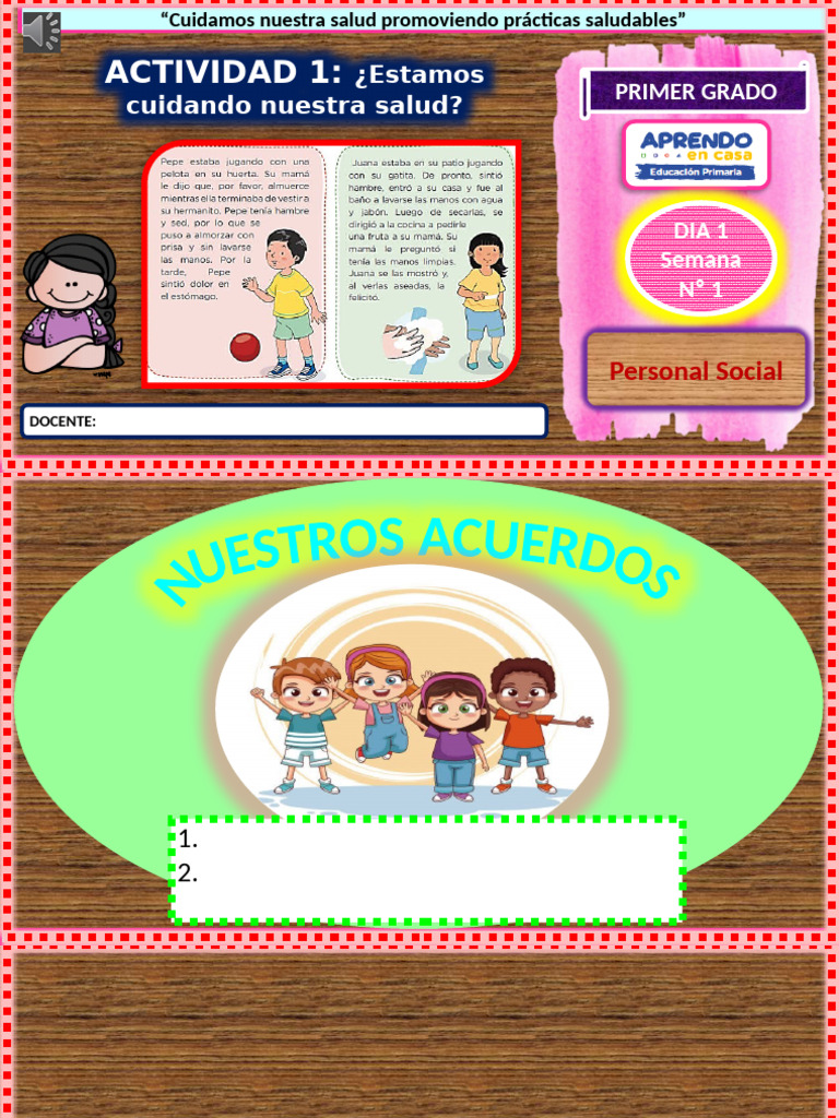 1 Sem1 3exp Personal Social 1ero Primaria | PDF