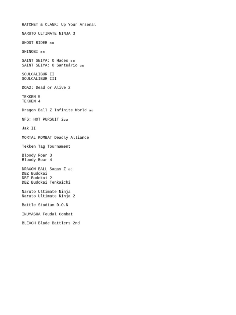 top-ps2-fighting-games-list-pdf