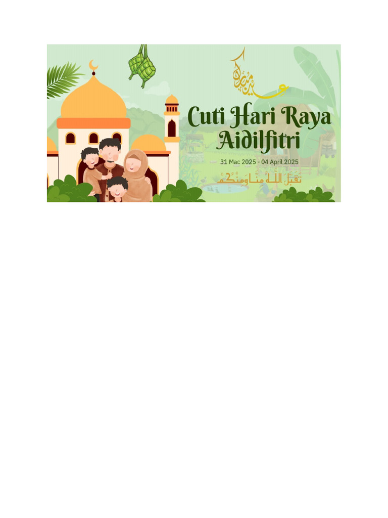 Templet Hari Raya | PDF