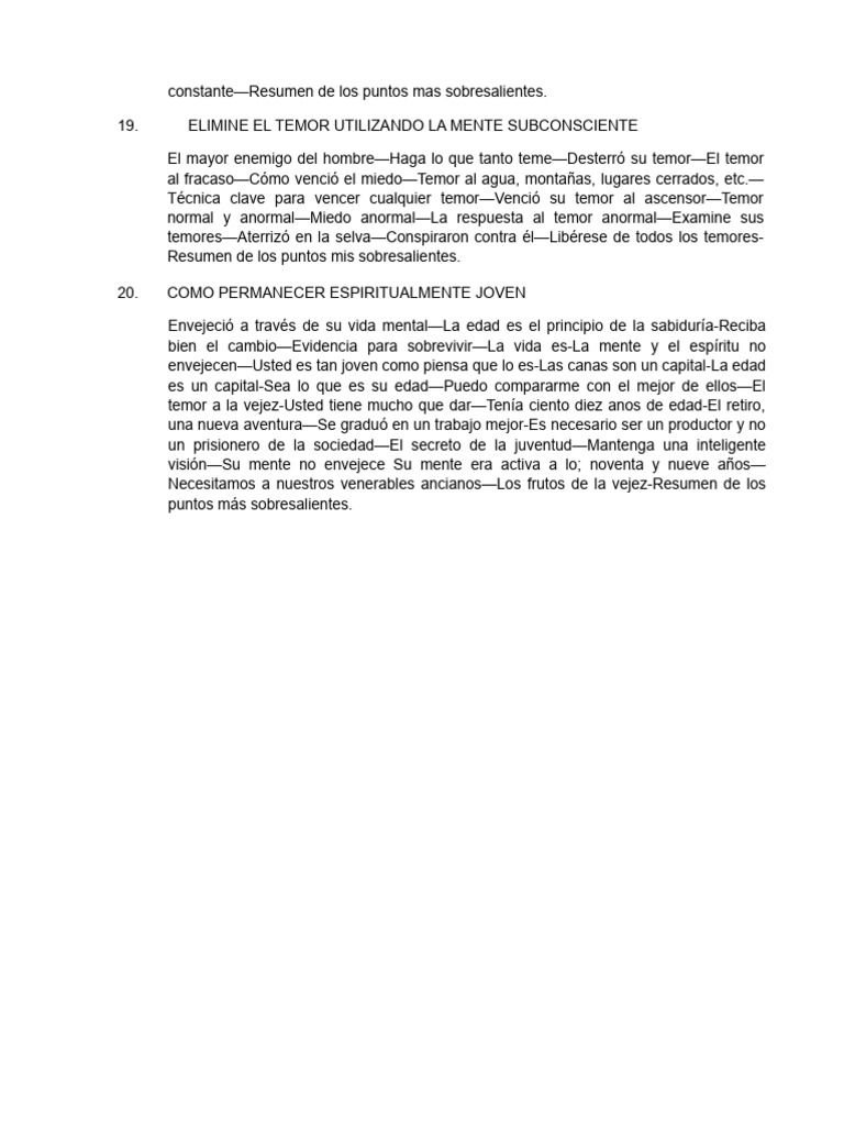 Vence tus temores y mantén la juventud | PDF