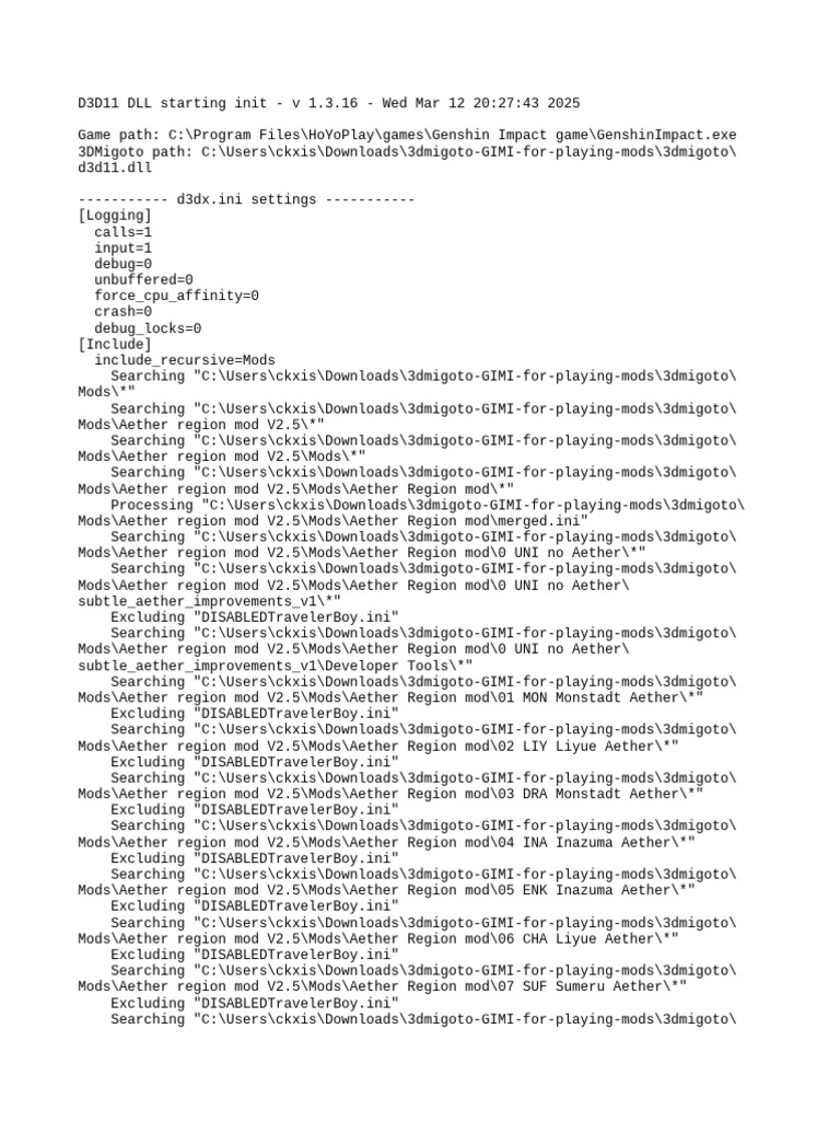 D3D11 DLL Initialization for Genshin Mods | PDF | Computing | Operating ...