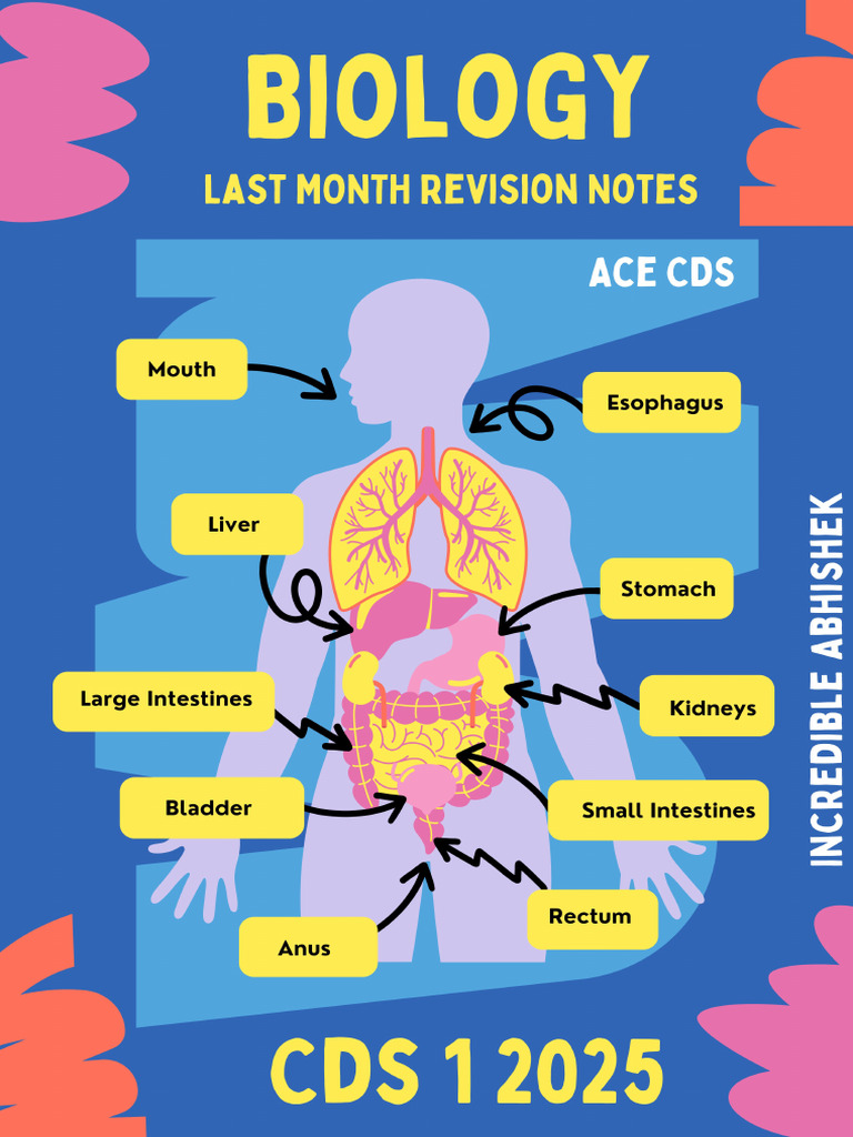 CDS Biology Quick Revision Booklet | PDF | Cellular Respiration | Chloroplast