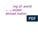 The King of World Is Sharjeel Ahmed Maher