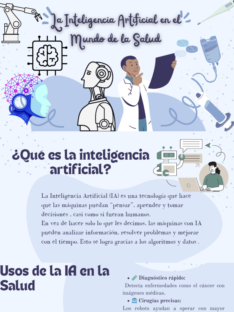 Usos y beneficios de la IA en salud | PDF
