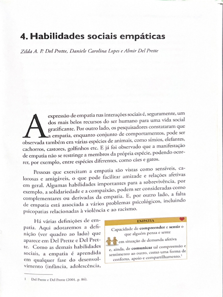 TEXTO BASE - EMPATIA | PDF