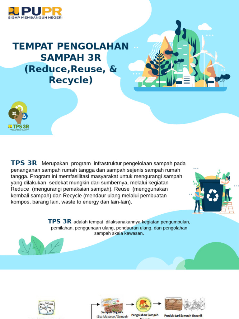 Program Pengelolaan Sampah TPS 3R | PDF