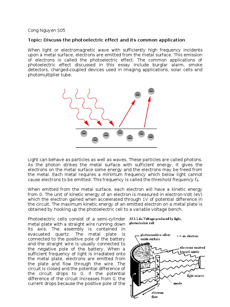 Photoelectric effect experiment lab report image