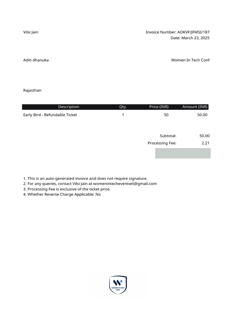 Invoice | PDF