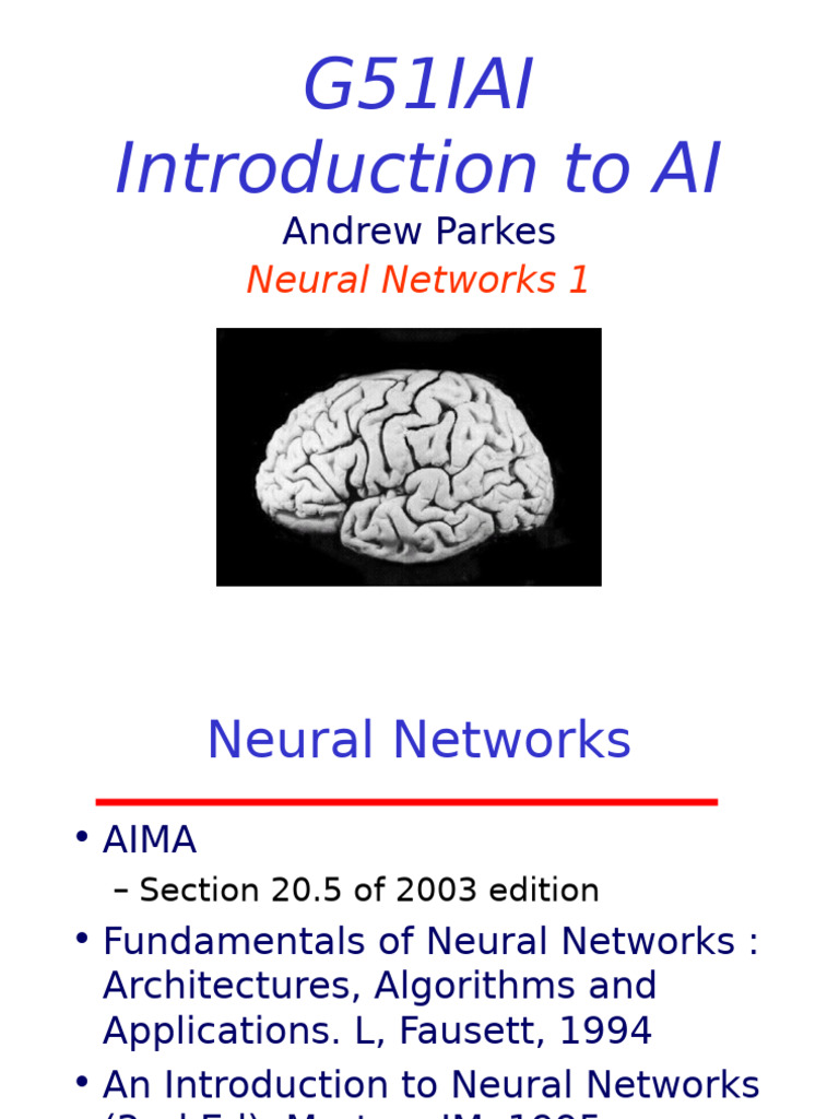 NeuralNetworks 1 | PDF | Nervous System | Neuron