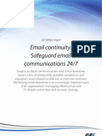 Email Continuity: Safeguard Email Communications 24/7: GFI White Paper