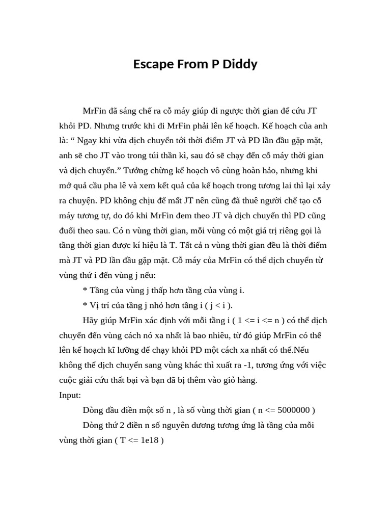 Escape From P Diddy PDF
