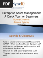 Enterprise Asset Management A Quick Tour For Beginners: Donna Christie & Jeannie Dobney